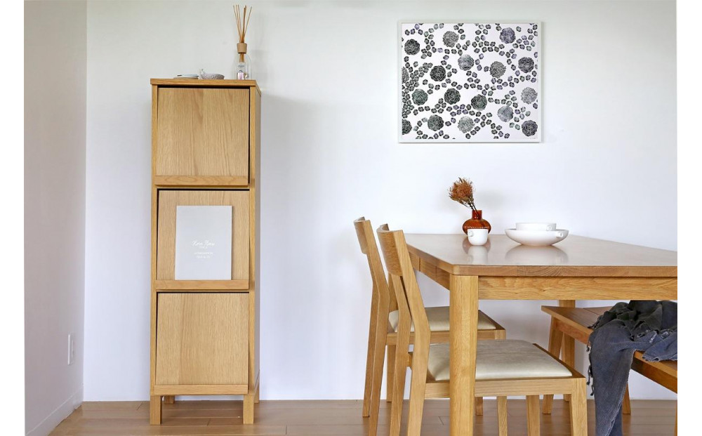 【開梱設置】高野木工 LECCE レッチェ 40マガジンレコードラック オーク【10年保証】