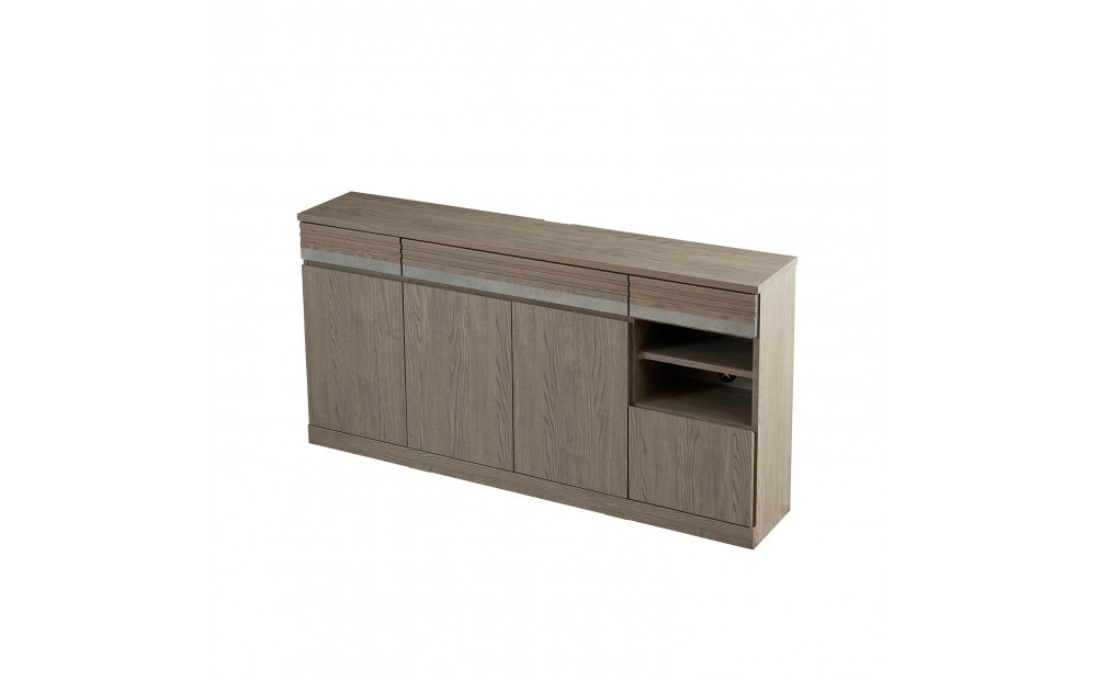 サイドボード 160cm シーン オークグレー 【モーブル／大川家具】