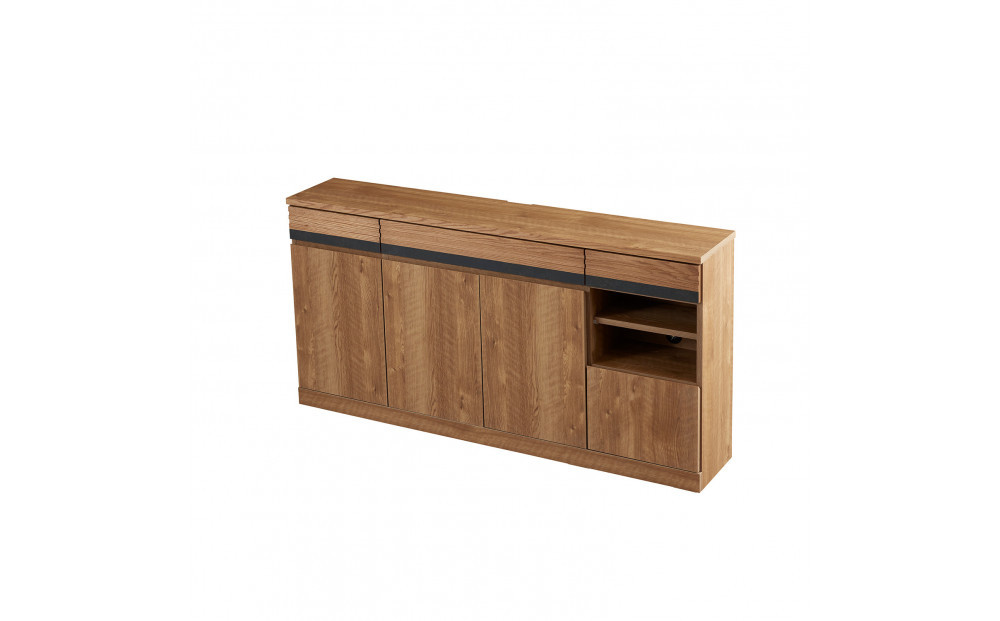 サイドボード 160cm シーン オークヴィンテージナチュラル 【モーブル／大川家具】