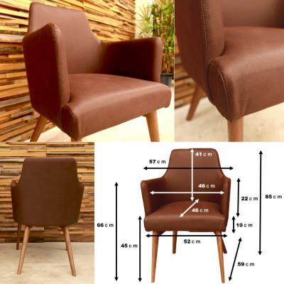 ダイニングチェア 1Pチェア Zoeller ダークブラウン×ウォールナット色【国産】【大川家具】【完成品】