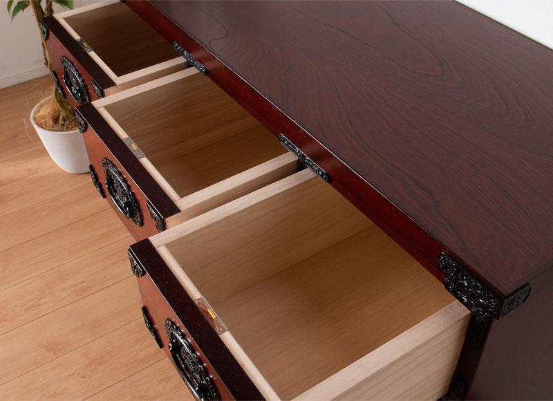 【吉野民芸 35整理タンス】★創業明治40年老舗「境木工」熟練の職人の手により1つ1つ丁寧に作り上げる伝統工芸品「吉野民芸家具」