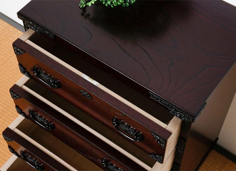 【吉野民芸 60ミニチェスト】★創業明治40年老舗「境木工」熟練の職人の手により1つ1つ丁寧に作り上げる伝統工芸品「吉野民芸家具」