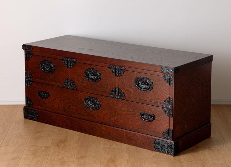 【吉野民芸 40整理2段】★創業明治40年老舗「境木工」熟練の職人の手により1つ1つ丁寧に作り上げる伝統工芸品「吉野民芸家具」