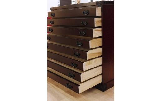 【奏（かなで) 吉野色】★和のデザインが印象的で着物をきれいに収納できるタンス 100年を超える大川の老舗箪笥メーカー「境木工」職人のこだわりが詰まった高品質で実用性を兼ね備えたチェスト