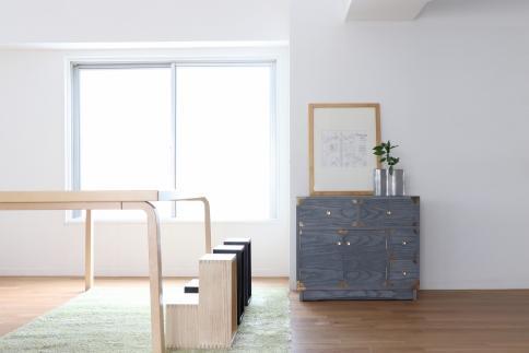 【吉野プレミアム 80キャビネット 神代色】★創業明治40年老舗「境木工」熟練の職人の手により1つ1つ丁寧に作り上げる伝統工芸品「吉野民芸家具」 モダンな雰囲気をプラスした和モダンインテリア