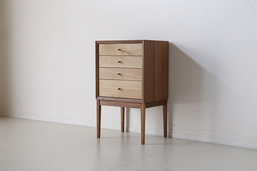 【GRAPPA／グラッパ 50リビングハイチェストWN×WO】★人気の木材を使ったナチュラルな雰囲気でシンプルなデザインのチェスト