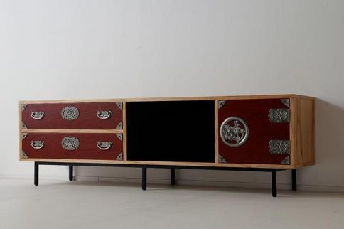 和の伝統を残した現代の家具【吉野民芸 AiAn 180TVボード 青磁】