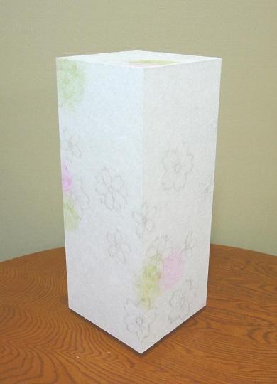 アクリル行灯 Lサイズ 名尾和紙使用 桜透かし模様