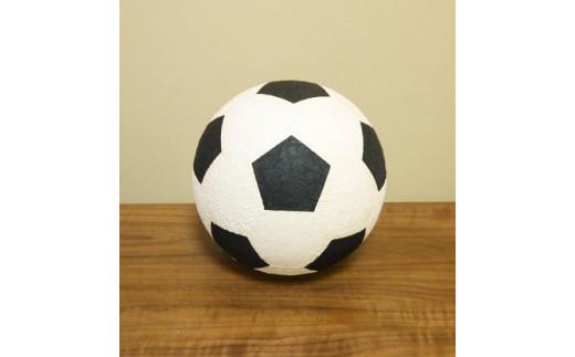 球体行灯「舞」(置)サッカーボールランプ 手漉きモミ和紙