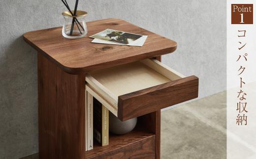 【BENCA】ROOIBOS サイドテーブル（ウォールナット）