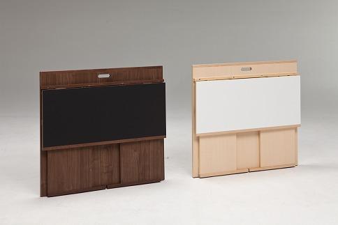 折り畳みデスク　パタン　ブラウン色