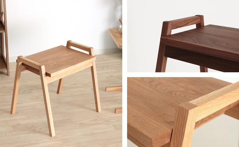 Alto スツール 板座 ウォールナット無垢 大川市 貞苅椅子製作所