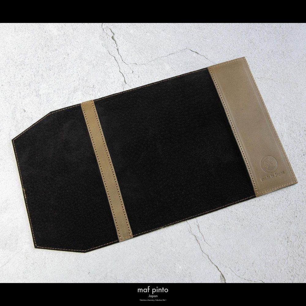 maf pinto (マフ ピント) レザーブックカバー 文庫サイズ オリーブ 本革 日本製