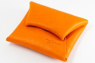 maf pinto コインケース レザー 革 小銭入れ 財布 オレンジ シュリンク