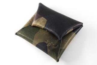 maf pinto コインケース レザー 革 小銭入れ 財布 カモフラージュ ダーク