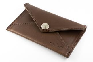 maf pinto 薄型名刺入れ レザーカードケース ダークブラウン