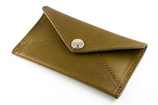 maf pinto 薄型名刺入れ レザーカードケース オリーブ