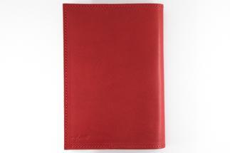 レザーブックカバー四六判サイズ（フリーモデル）【レッド】