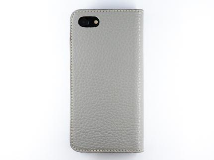 maf pinto アイフォーンケース 本革 日本製 (iPhone SE 第2世代 ／ 8 ／ 7, ) ADRIA LINE 【ライトグレー】