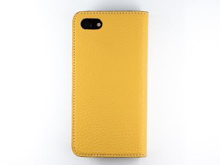 maf pinto アイフォーンケース 本革 日本製 (iPhone SE 第2世代 ／ 8 ／ 7, ) ADRIA LINE 【ライトイエロー】