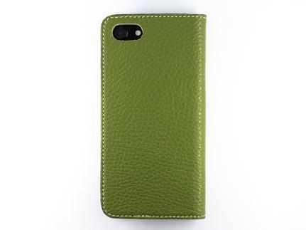 maf pinto アイフォーンケース 本革 日本製 (iPhone SE 第2世代 ／ 8 ／ 7, ) ADRIA LINE 【グリーンティー】