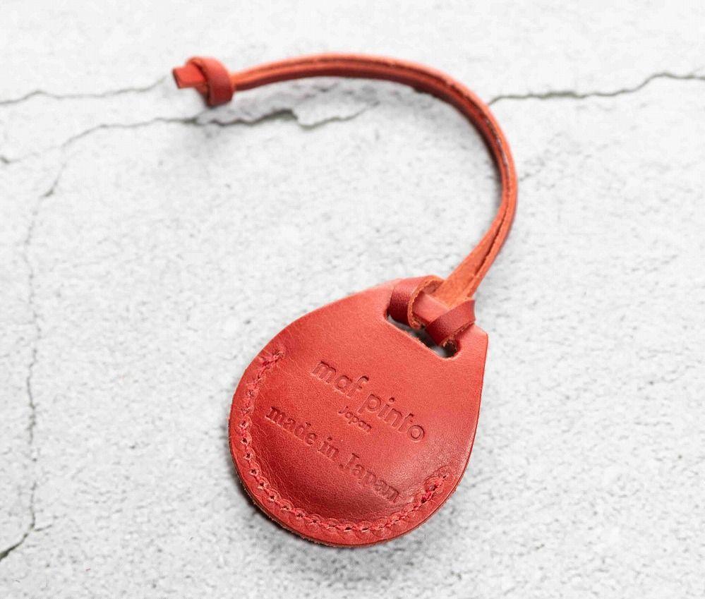 エアタグ用 ケース カバー レザー 本革 apple airtag 【レッド】