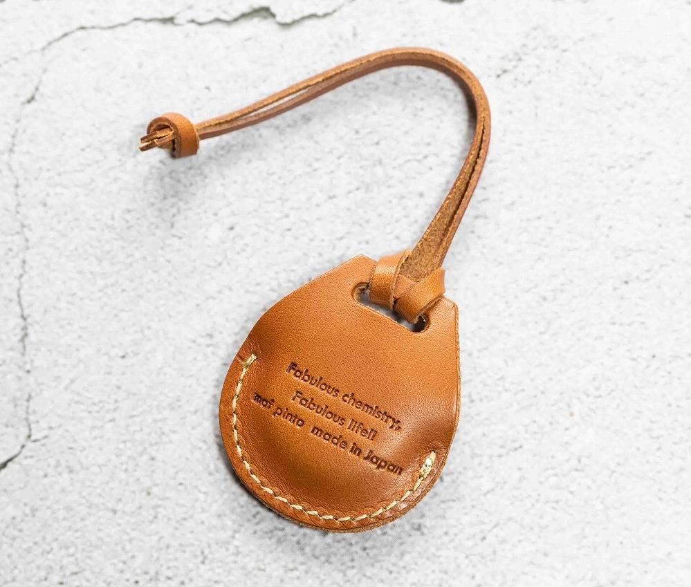 エアタグ用 ケース カバー（フルカバーモデル） レザー 本革 apple airtag 【ライトブラウン】