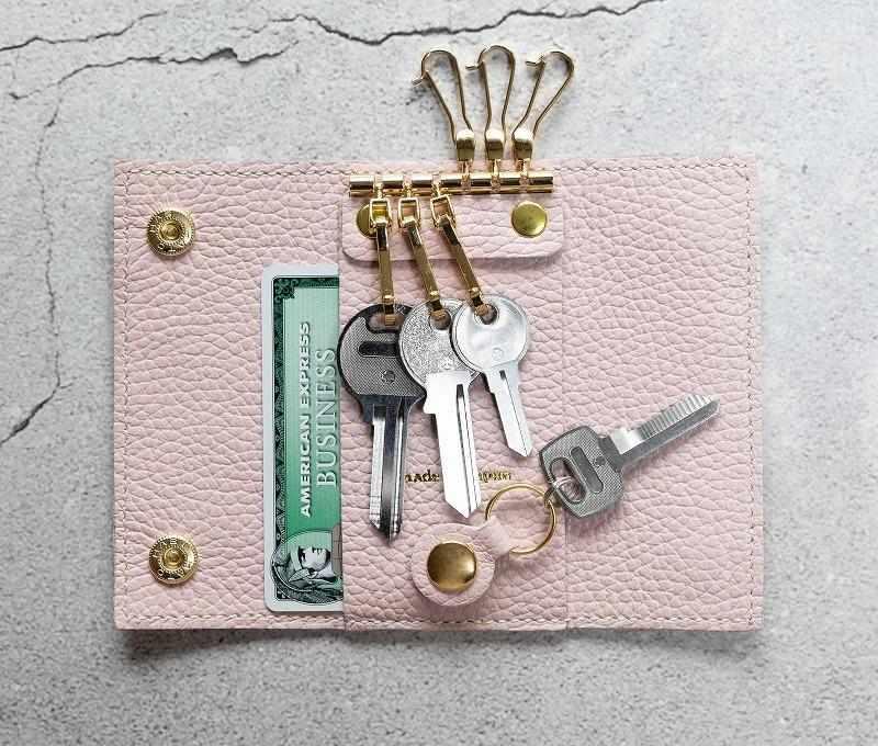 maf pinto (マフ ピント) キーケース ライトピンク ADRIA LINE レザー 本革 日本製