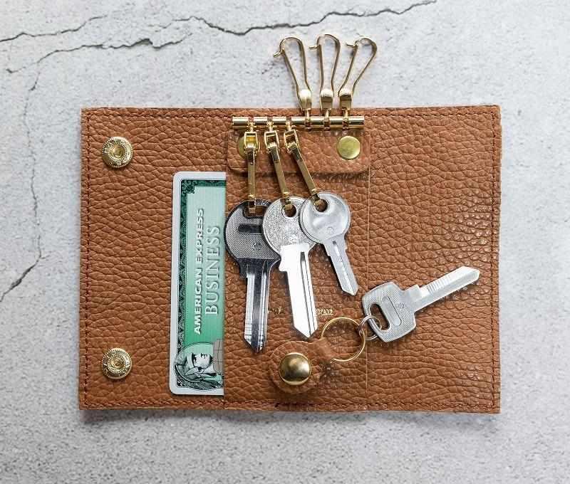 maf pinto (マフ ピント) キーケース キャラメル ADRIA LINE レザー 本革 日本製