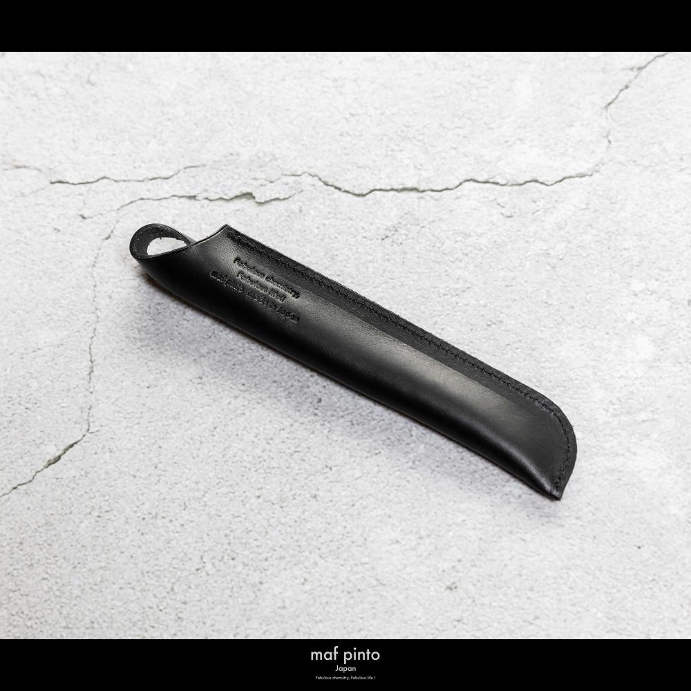 maf pinto(マフ ピント) ペンケース １本差し ペンシース 万年筆 筆箱 ブラック レザー 本革 日本製