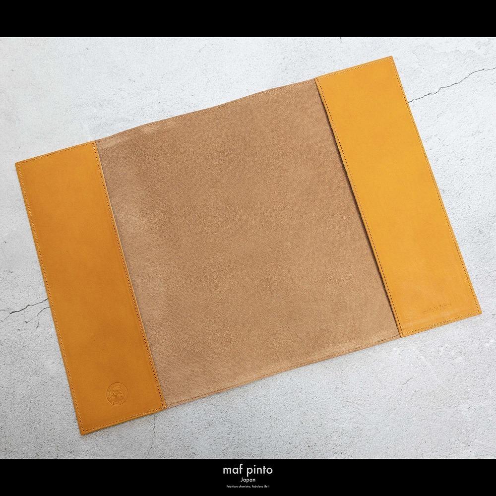 maf pinto (マフ ピント) ノートカバー B5サイズ イエロー レザー 本革 日本製