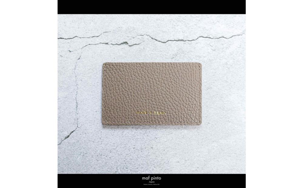 maf pinto (マフ ピント) カードケース 1枚 免許証 マイナンバーカード 薄型 スリム トープ ADRIA LINE レザー 本革 日本製