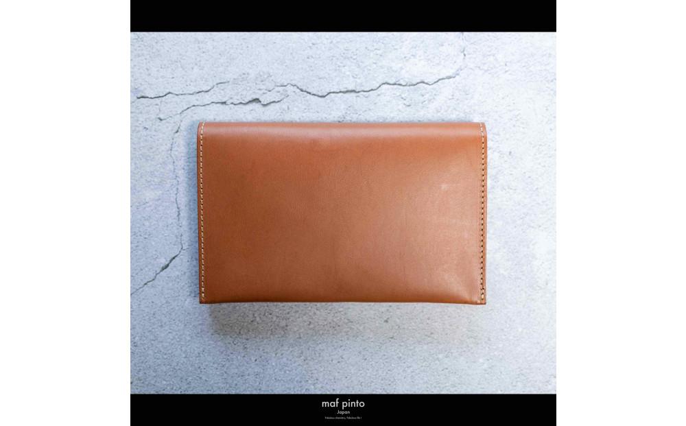 maf pinto (マフ ピント) 通帳ケース 通帳入れ カード収納 ライトブラウン レザー 本革 日本製