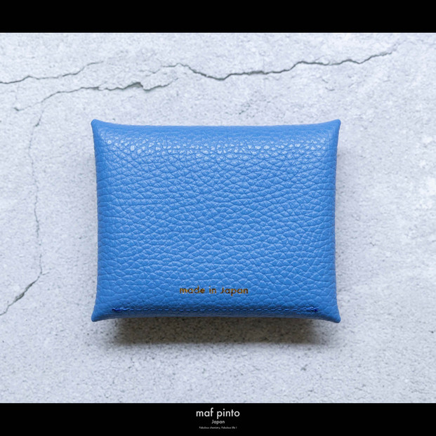 maf pinto (マフ ピント) ミニ財布 コンパクト ウォレット 小型 小銭入れ カードケース レザー 本革 57フレッシュブルー