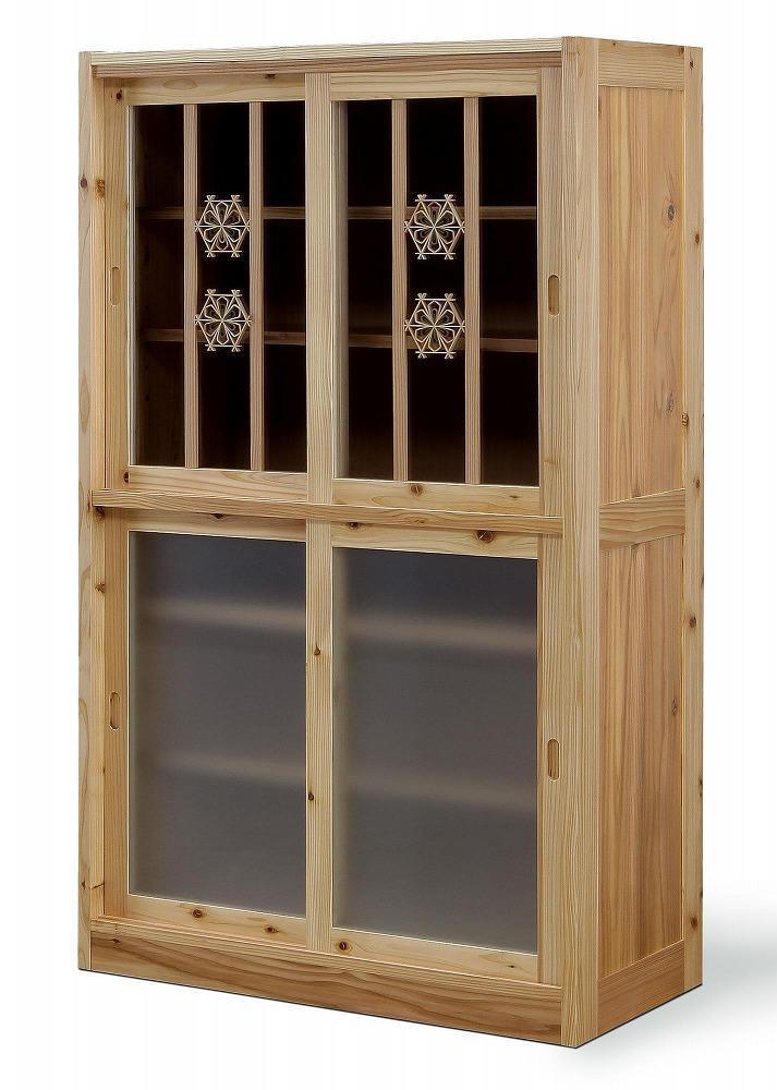 大容量フリーボード 組子デザイン カメヤ家具工芸 大川家具