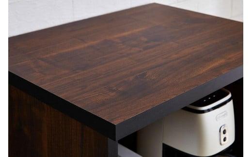 【開梱設置】レンジ台 レンジボード 幅60cm スイム ウォールナット 食器棚 家具