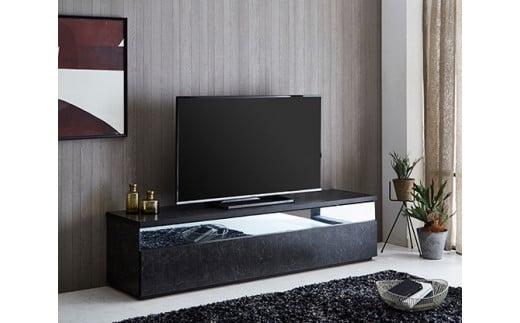 【開梱設置】テレビ台 TV台 幅180cm フレッド ストーンブラック 大川家具 テレビボード