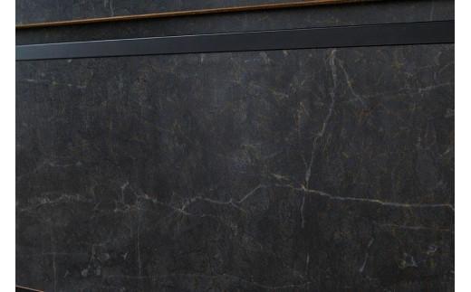 【開梱設置】キッチンカウンター レンジ台 アンサンブル 幅159.2 ストーンブラック