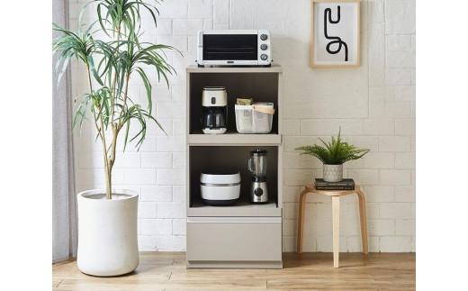 【開梱設置】レンジ台 レンジボード 幅60cm スイム アッシュグレイ 食器棚 家具