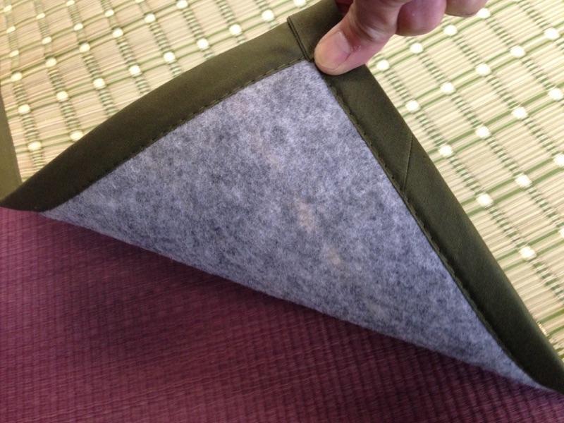 国産い草ラグ　 DX桃山 スベリ止め加工 ベージュ 200×250