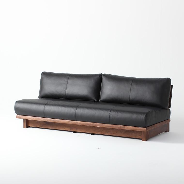 ソファ　ボールド180　WAプラス　ウォールナット無垢　本革　大川家具　福岡県　大川市