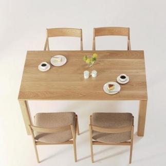 ダイニング5点セット　CITRON-ho 150×85×70　オーク無垢　大川市　WAプラス