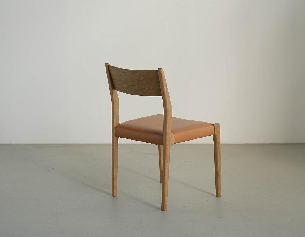 2脚セット　SPEAR2　ダイニングチェア　ホワイトオーク無垢　大川市