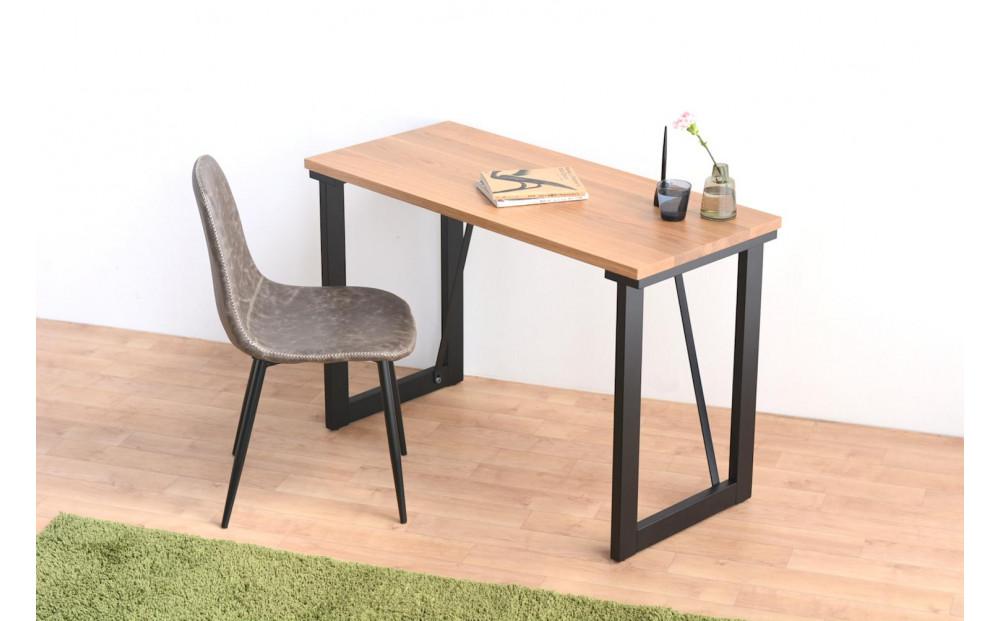 無垢のオーダーデスク 110×60 オーク材 テレワーク パソコン リモート