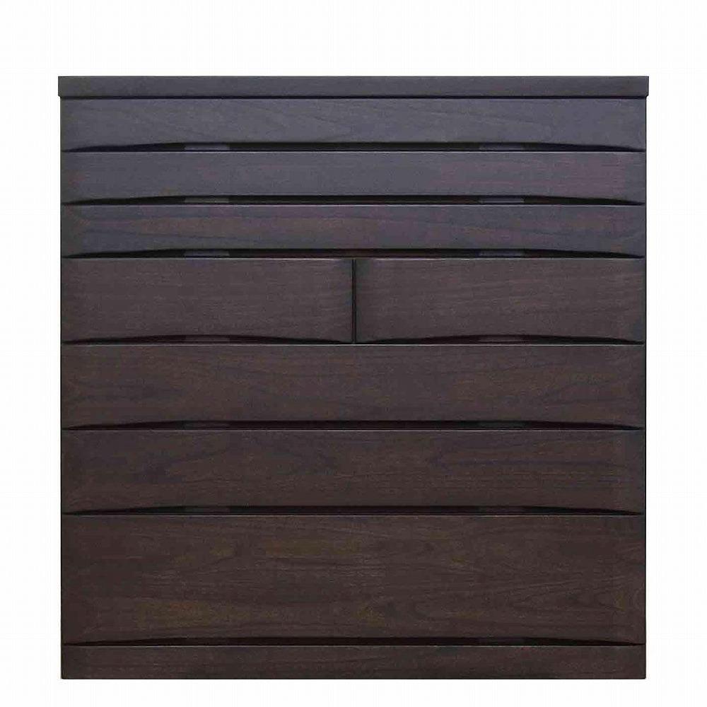 チェスト タンス 幅118-7段「桐蔵」ダーク色 たとう紙 着物 衣類収納 桐箪笥 総桐箪笥 鍵付き 桐ダンス 婚礼 大川家具【丸田木工】