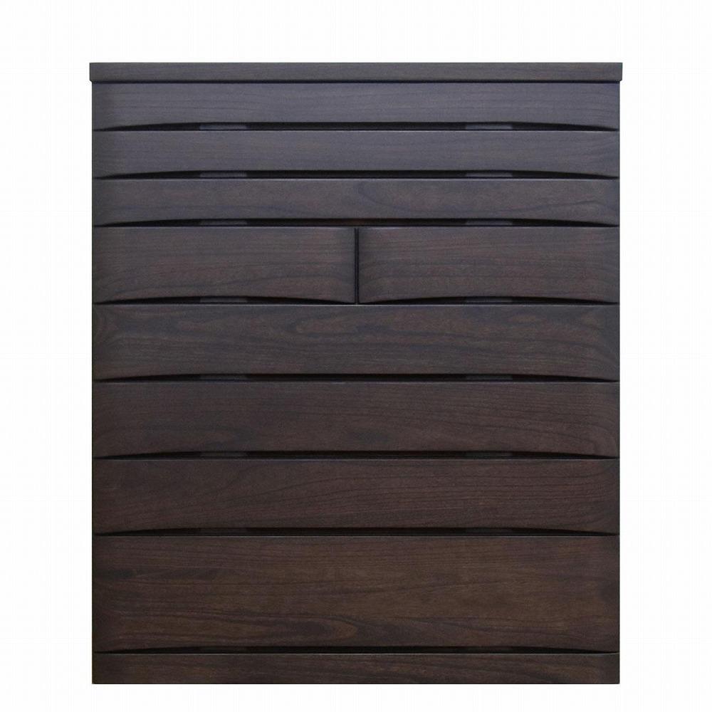 チェスト タンス 幅118-8段「桐蔵」ダーク色 たとう紙 着物 衣類収納 桐箪笥 総桐箪笥 鍵付き 桐ダンス 婚礼 大川家具【丸田木工】