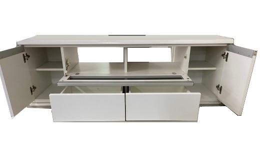 ラオ TVボード【ホワイト】