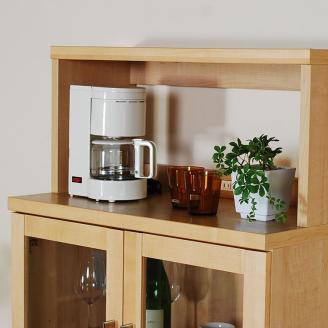 Rank ランク 75キャビネット 幅75 高さ150 ヨーロピアンメープルのナチュラルキャビネット