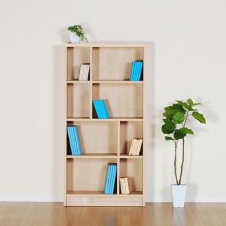 Rank ランク 75シェルフ 幅75 高さ150 ヨーロピアンメープルのナチュラルシェルフ