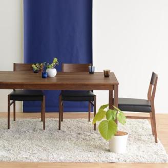 DT01 ウレタン DC01 オールマイティブラック ウォールナット 5点 ダイニングセット